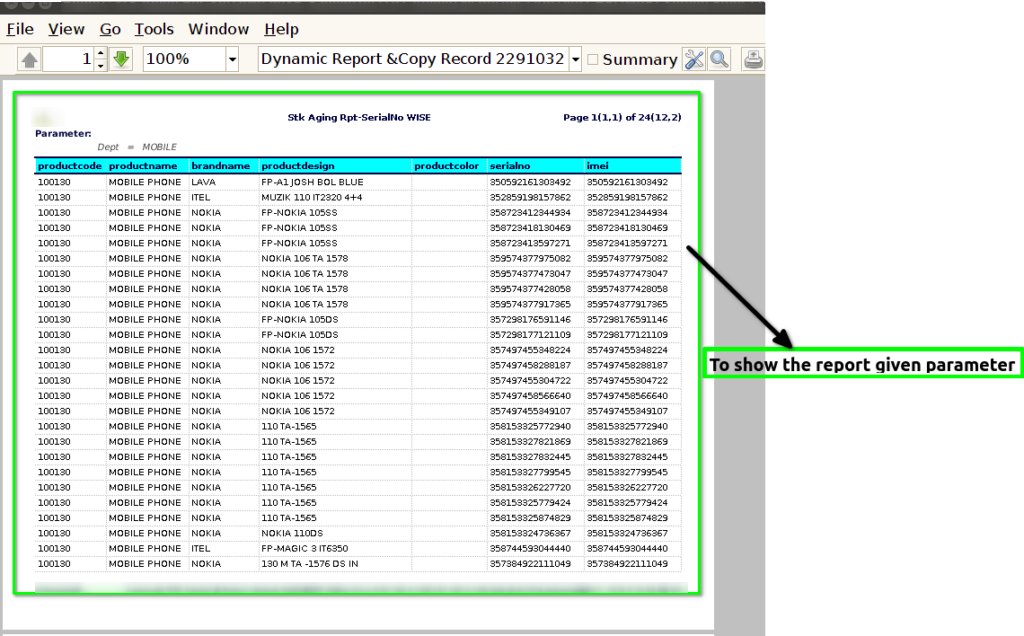 Tenthplanet Adempiere Report-Stock Aging Report-IMEI Wise-2