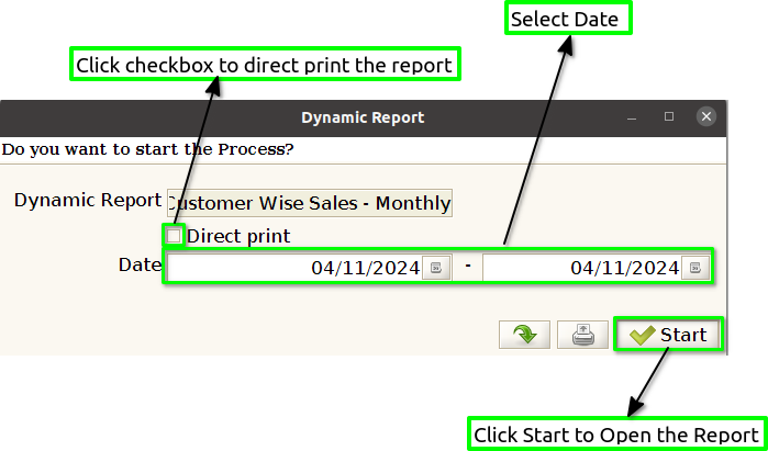 Tenthplanet-Adempiere-Reports-Customer Wise Sales - Monthly Report-1