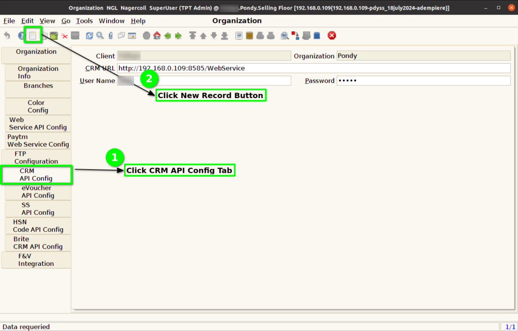 How to do CRM API Setup in Adempiere Retail TenthPlanet ADempiere CRMAPISETUP 3