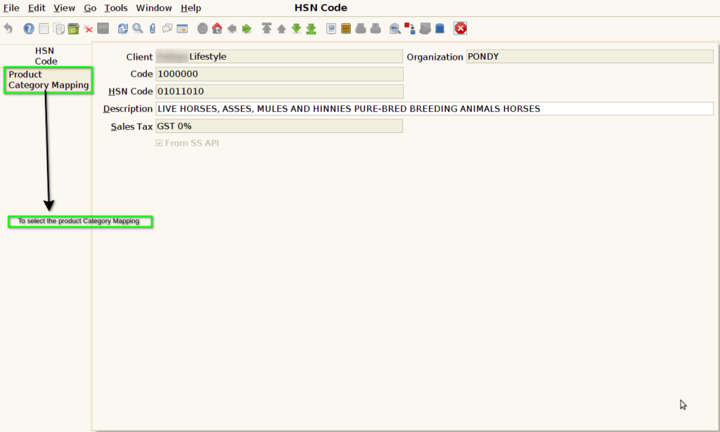 How to create HSN Code-LS in Adempiere Retail TenthPlanet ADempiere HSNCodeLS 5