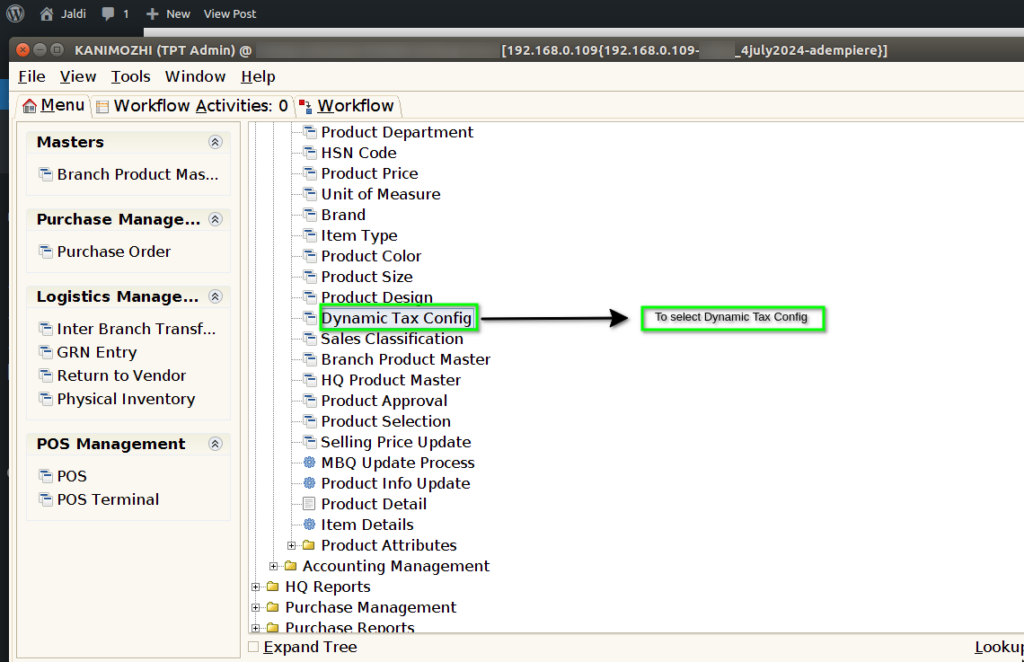 TenthPlanet ADempiere Inventory DynamicTaxConfig