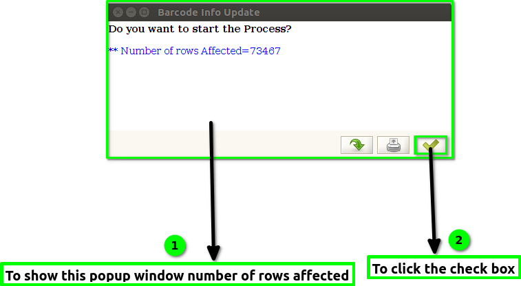 How to run Barcode Info Update-SS process in ADempiere Retail TenthPlanet ADempiere Master BarcodeInfoUpdate 2