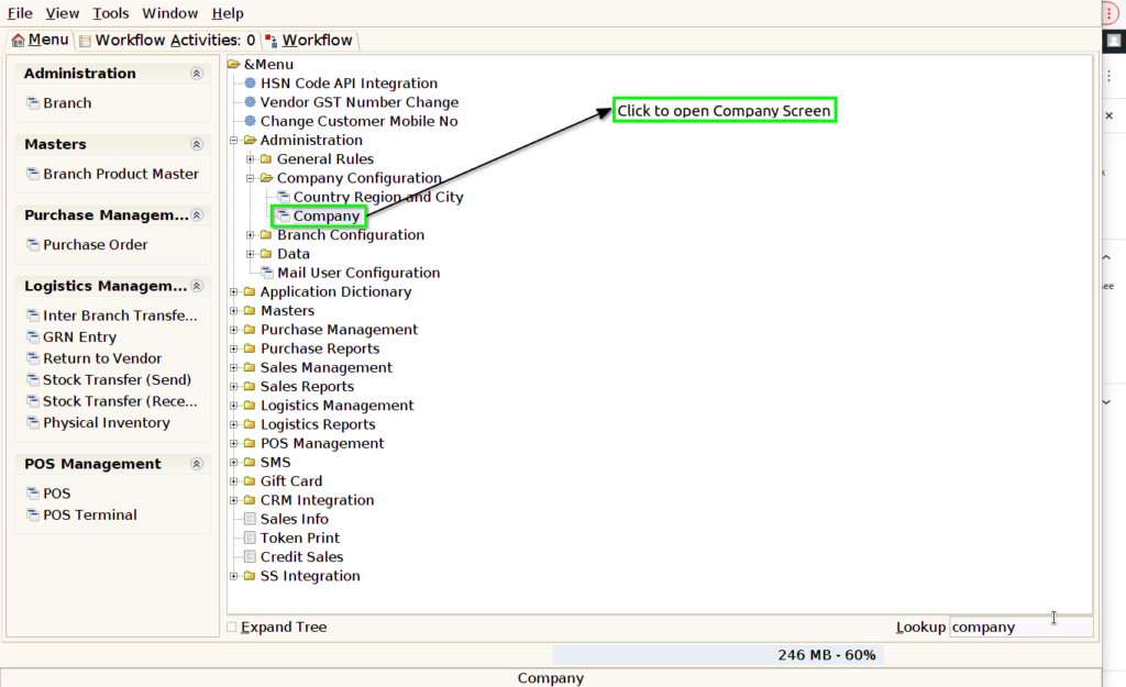 How to configure Company Master in ADempiere Retail TenthPlanet ADempiere Master Company