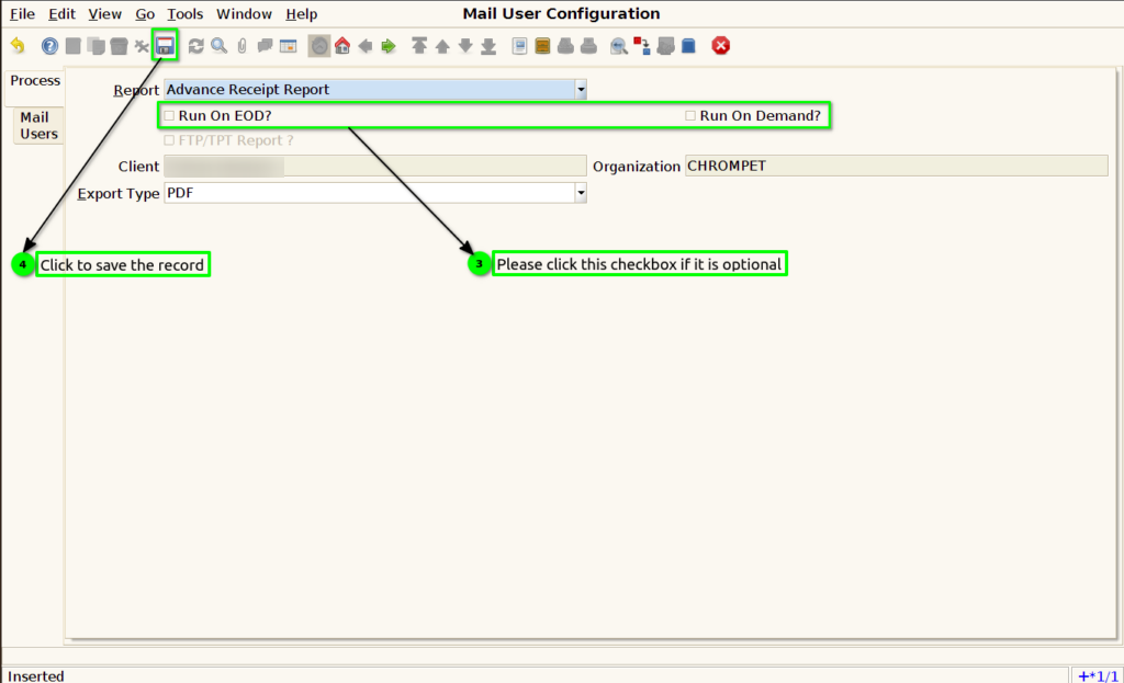 How to create Mail User Configuration in ADempiere Retail TenthPlanet ADempiere Master MailUserConfiguration 2