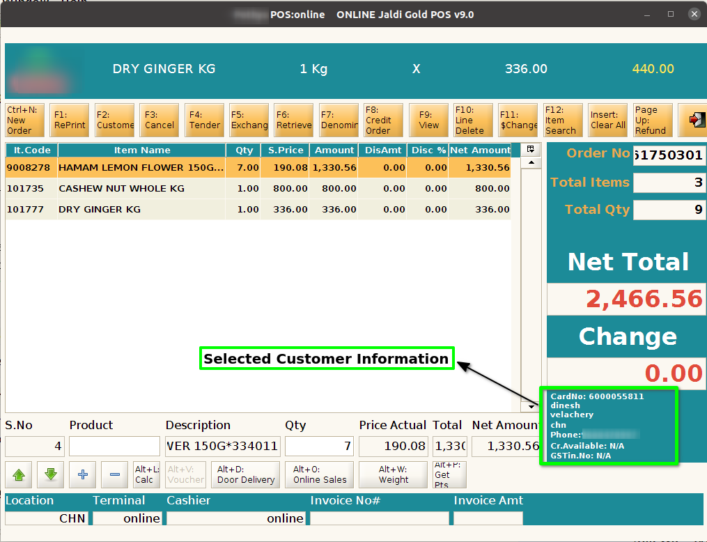 How to create a New Order for Registered Customers in Adempiere Retail TenthPlanet-ADempiere-POS-POS-5