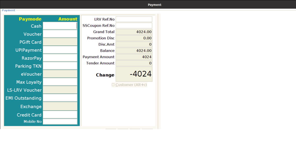How to open Customer Selection screen for customer search in Adempiere Retail TenthPlanet-ADempiere-POS-POS-5