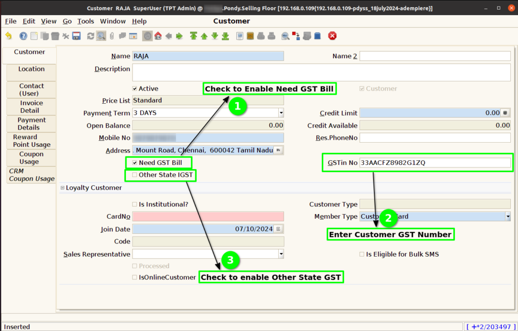 How to create a Customer in ADempiere Retail TenthPlanet iDempiere CreateACustomer 6