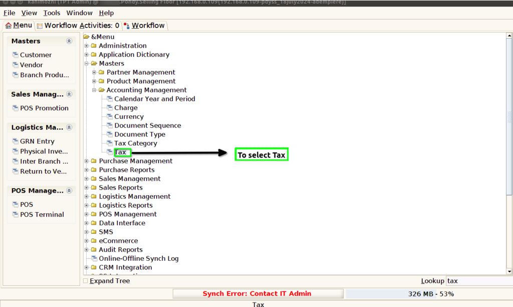 How to Create Tax in ADempiere Retail TenthPlanet iDempiere Tax 1