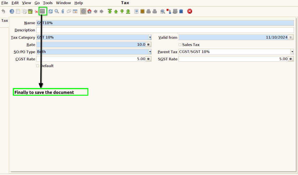 How to Create Tax in ADempiere Retail TenthPlanet iDempiere Tax 4