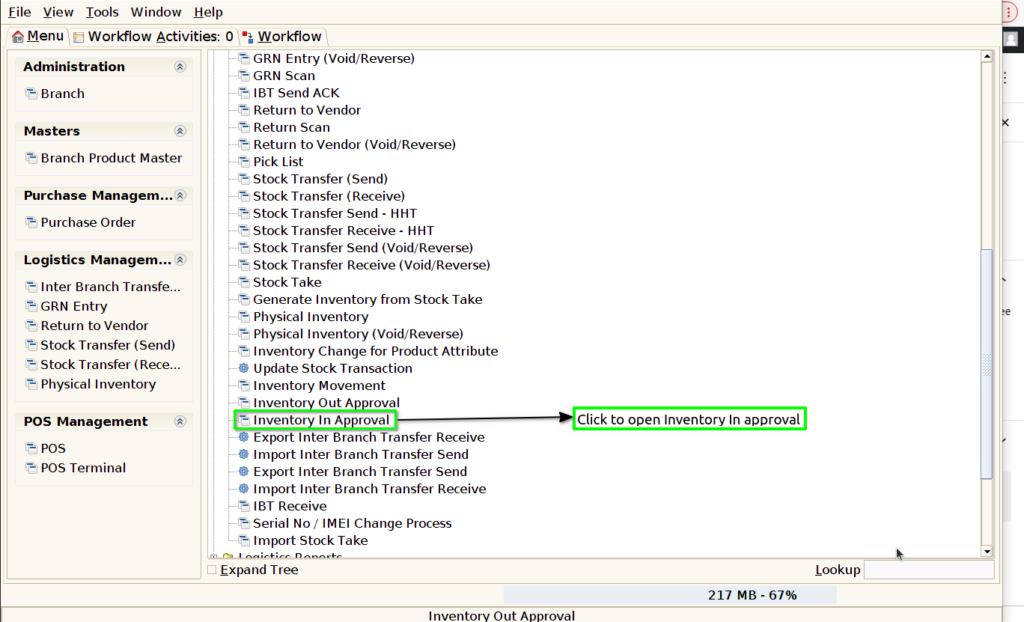 How to Create Inventory In Approval document in ADempiere Retail ksnip 20240925 175151 1