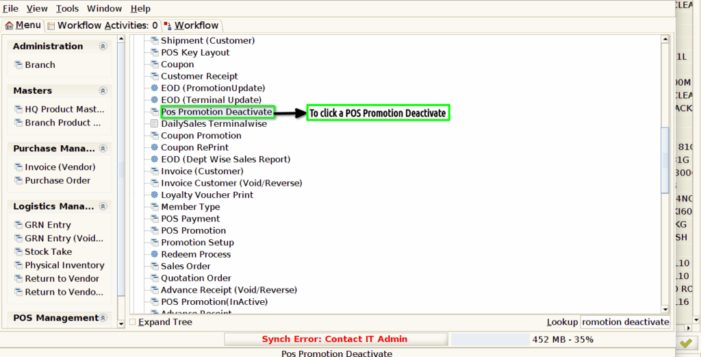 How to use POS Promotion Deactivate in Adempiere Retail TenthPlanet-ADempiere-POS-Promotion-Deactivate