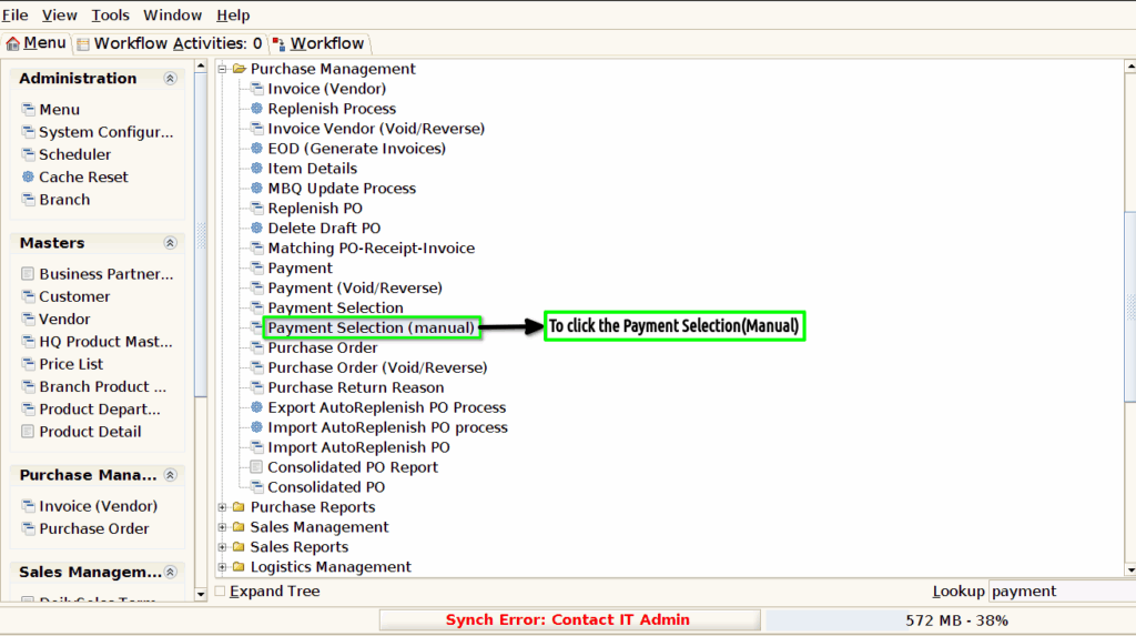 How to generate payment using Payment Selection (Manual) in Adempiere Retail Tenthplanet Adempiere-Manual Payment Selection