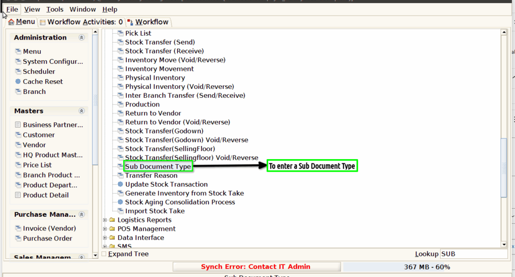 How to create Sub Document Type in Adempiere Retail Tenthplanet Adempiere-Sub Document Type