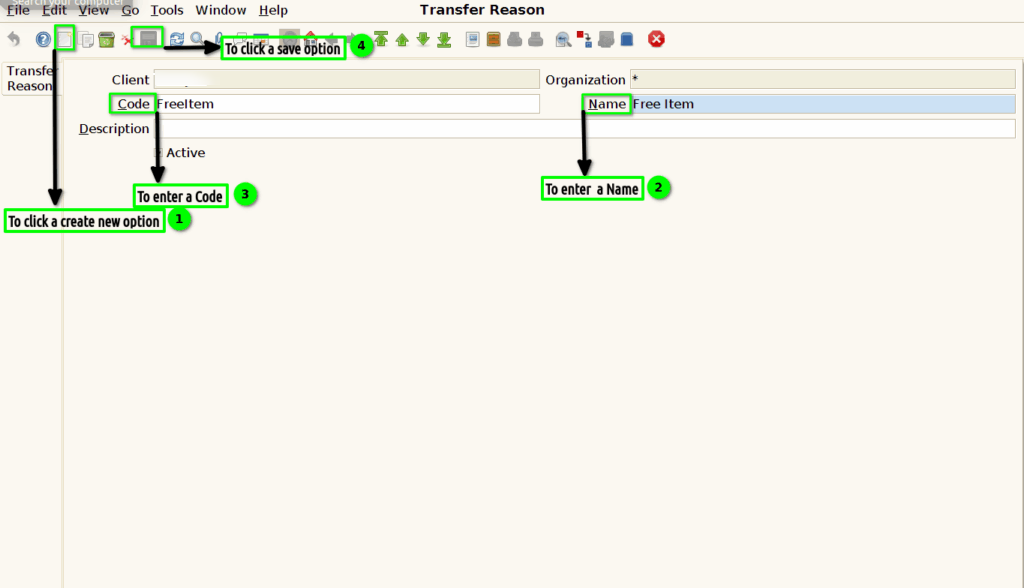 How to create Transfer Reason in Adempiere Retail Tenthplanet Adempiere-Transfer Reason-1