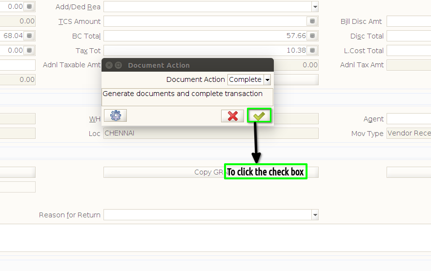 How to receive stock using GRN Scan option in Adempiere Retail TenthPlanet ADempiere GRN Scan HHT 10