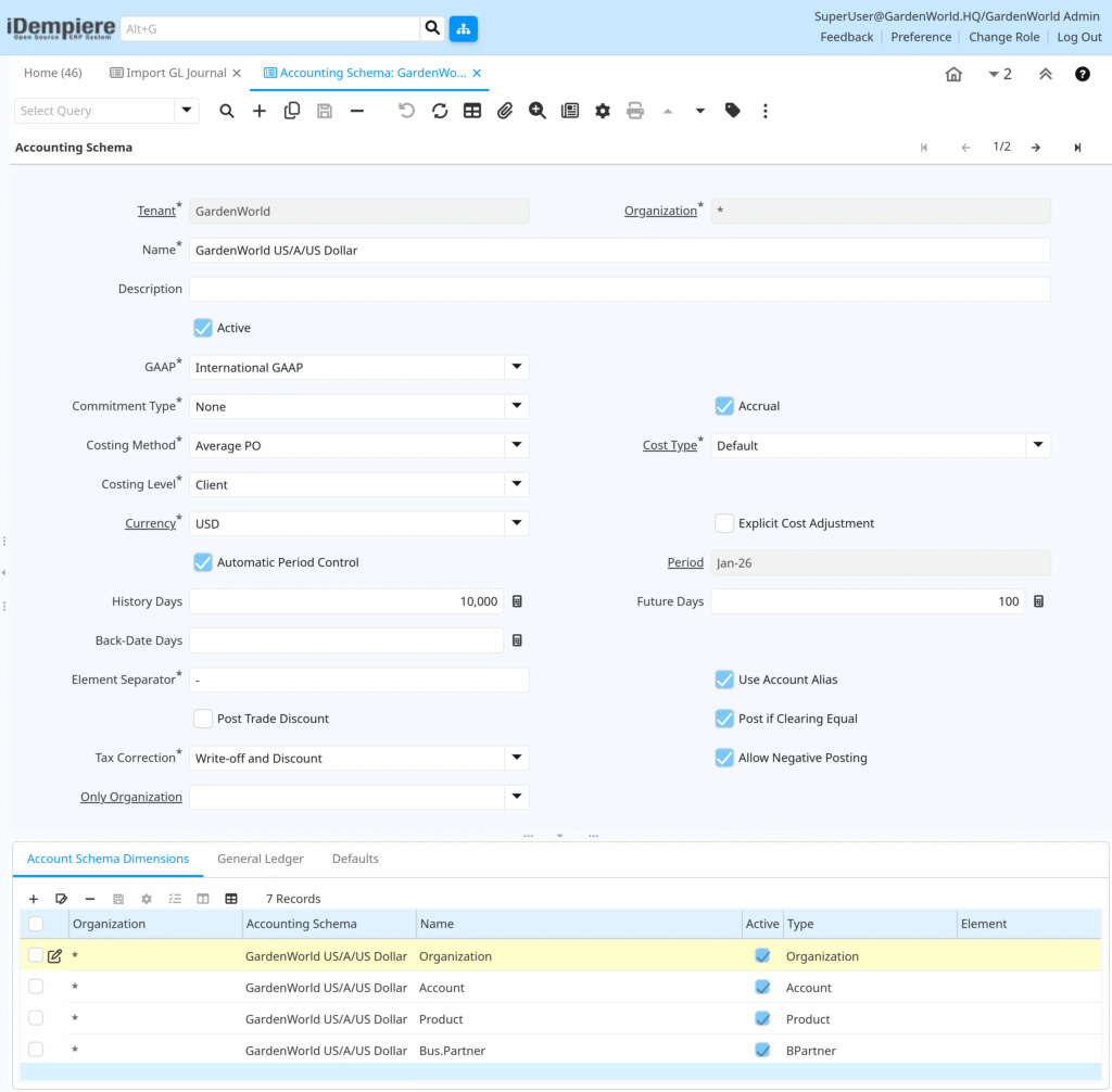 TenthPlanet-iDempiere-AccountingManagement-ImportGLJournal-1