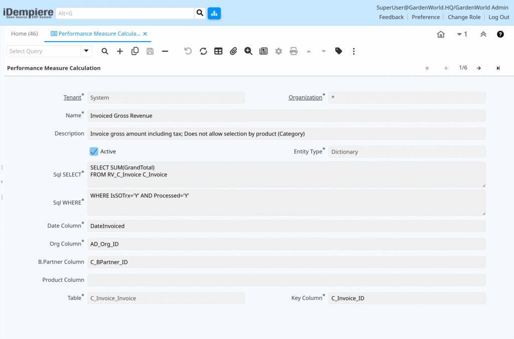TenthPlanet-iDempiere-AccountingManagement-PerformanceMeasureCalculation-1