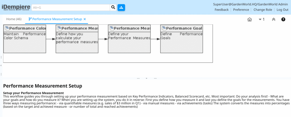 TenthPlanet-iDempiere-AccountingManagement-PerformanceMeasurementSetup