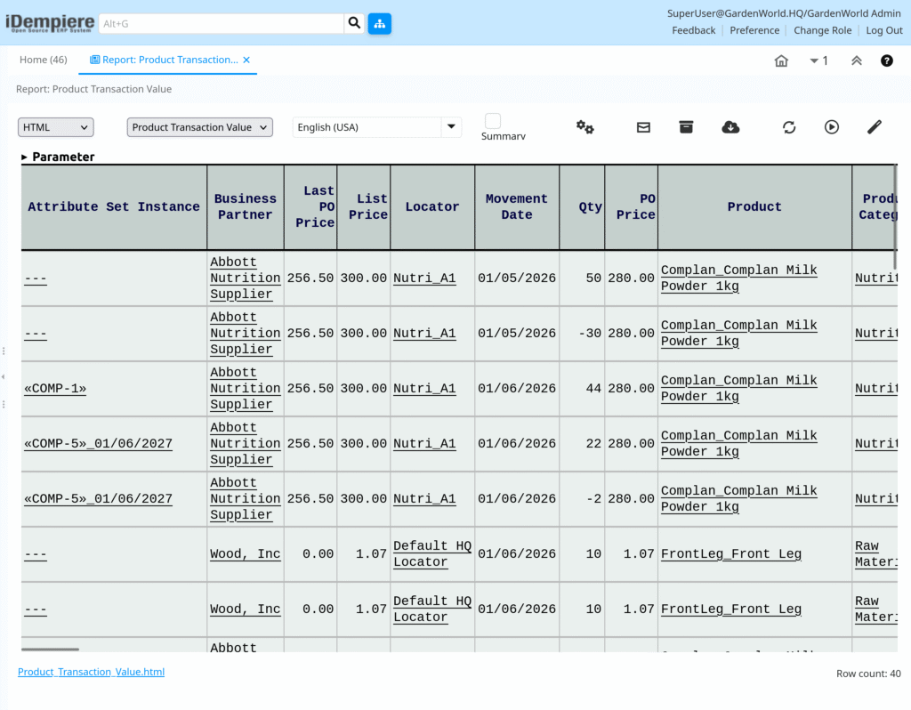 TenthPlanet-iDempiere-InventoryManagement-ProductTransactionValue-2