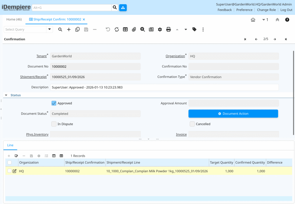 TenthPlanet-iDempiere-InventoryManagement-ShipReceiptConfirm-1