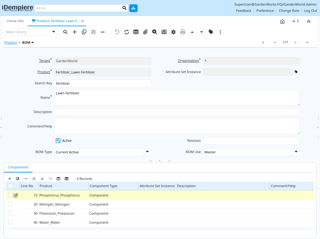 How Product BOM Works in iDempiere TenthPlanet-iDempiere-Master-ProductBOM-1