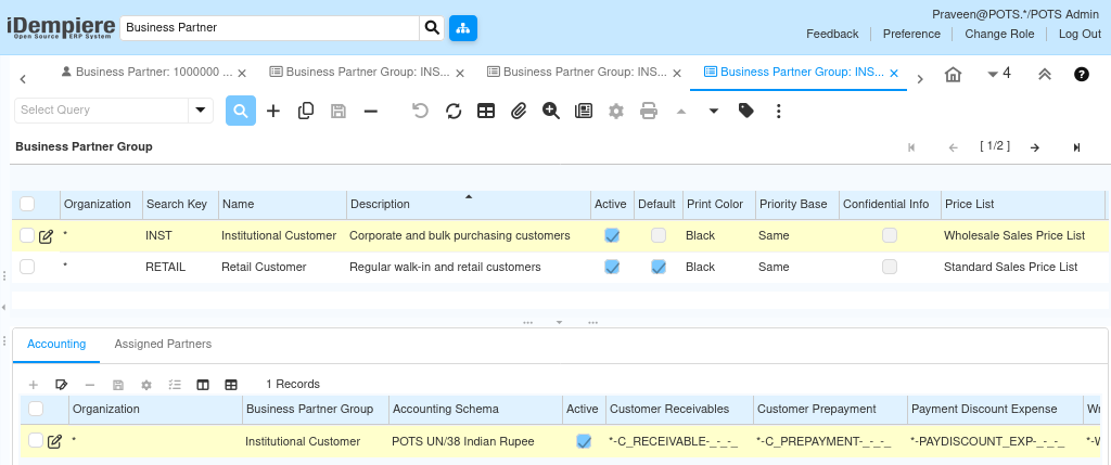 How to Configure Customer in iDempiere TenthPlanet-iDempiere-Masters-Customer-1