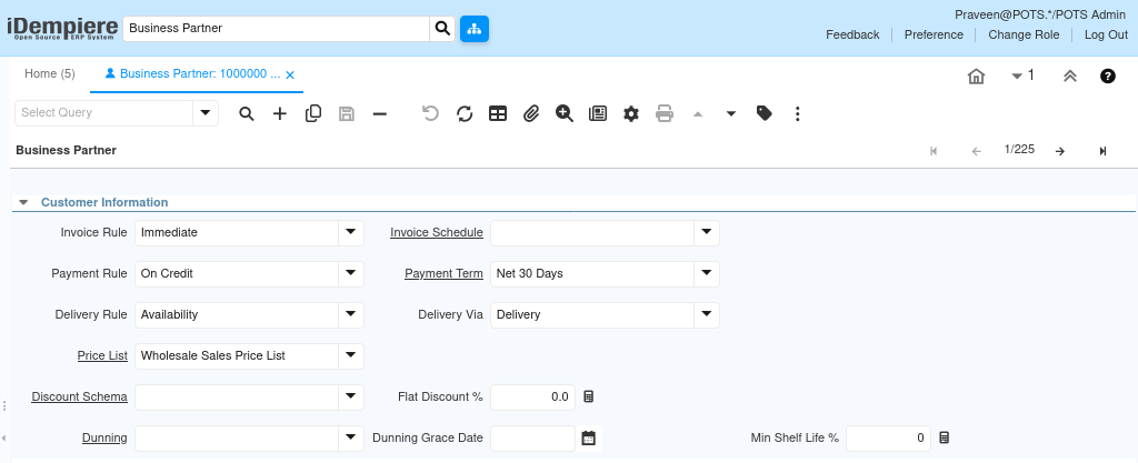 How to Configure Customer in iDempiere TenthPlanet-iDempiere-Masters-Customer-4