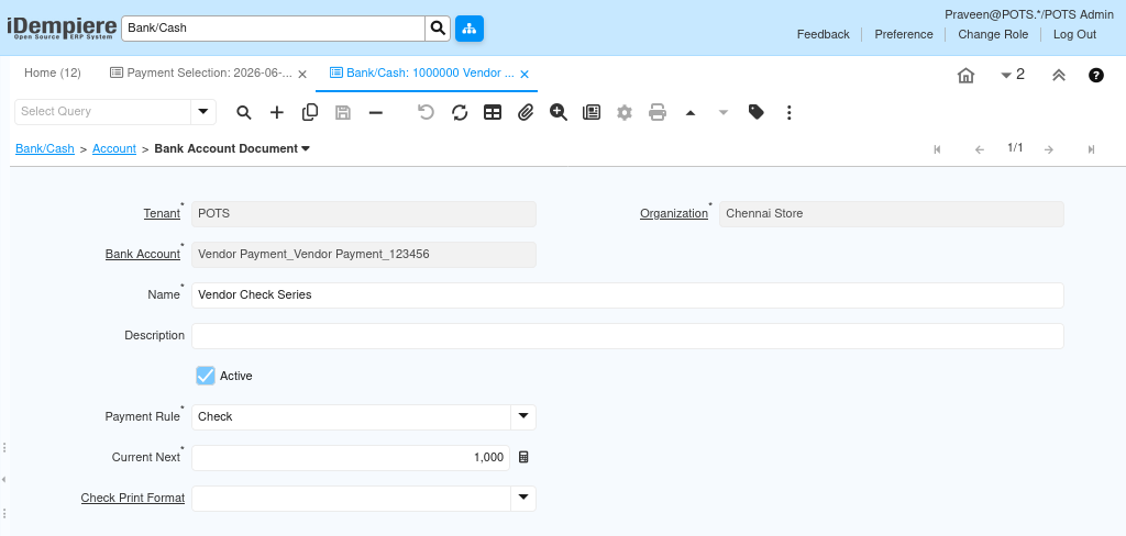 TenthPlanet iDempiere Transaction PaymentSelection5