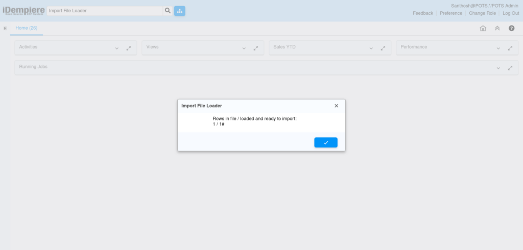 How to Import Account Window in iDempiere TenthPlanet iDempeire DataManagement ImportAccount 2