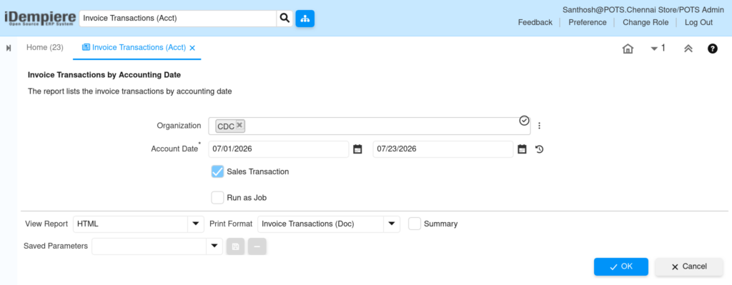 TenthPlanet iDempiere Accounting Invoice Transaction Acct 1