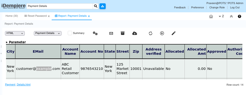 How does Payment Details Report works in iDempiere TenthPlanet-iDempiere-Accounting-Paymentdetails-1