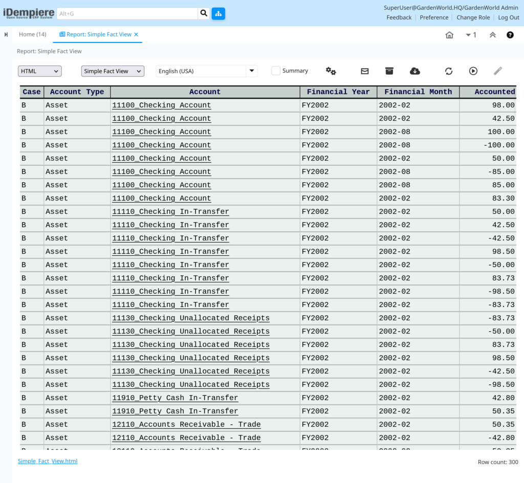 How Does Simple Fact View Report Works in iDempiere TenthPlanet-iDempiere-Simple Fact View-2