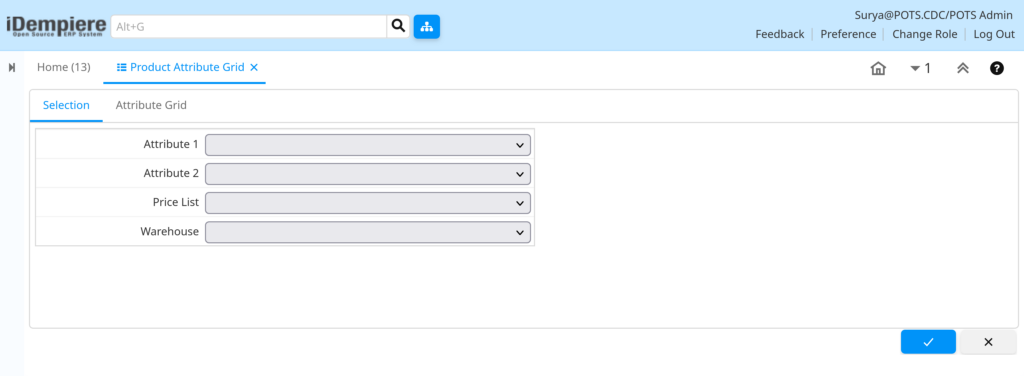 How Product Attribute Grid Works in iDempiere TenthPlanet-iDempiere-Form-ProductAttributeGrid-2