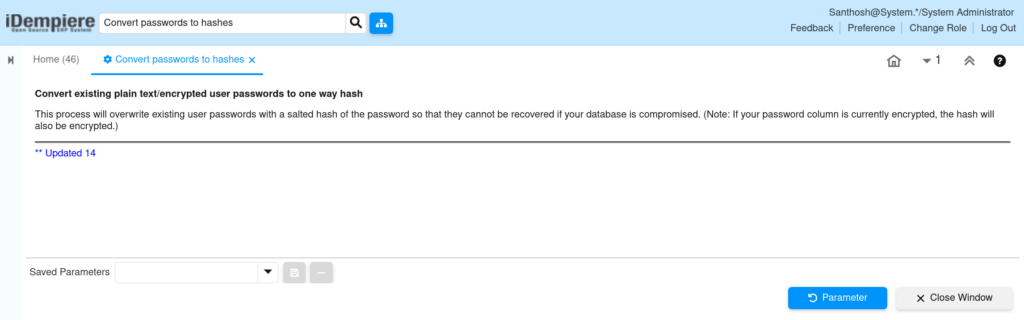 TenthPlanet iDempiere GeneralRules ConvertPasswordHashes 2