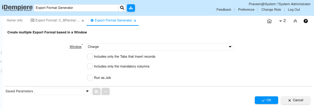 How to Use Export Format Generator in iDempiere TenthPlanet iDempiere GeneralRules