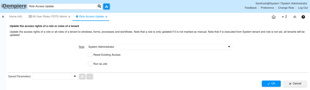How to Configure Role Access Update in iDempiere TenthPlanet iDempiere GeneralRules RoleAccessUpdate 1