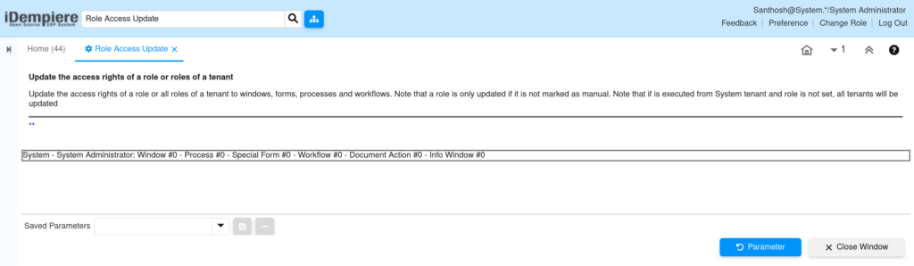 How to Configure Role Access Update in iDempiere TenthPlanet iDempiere GeneralRules RoleAccessUpdate 2