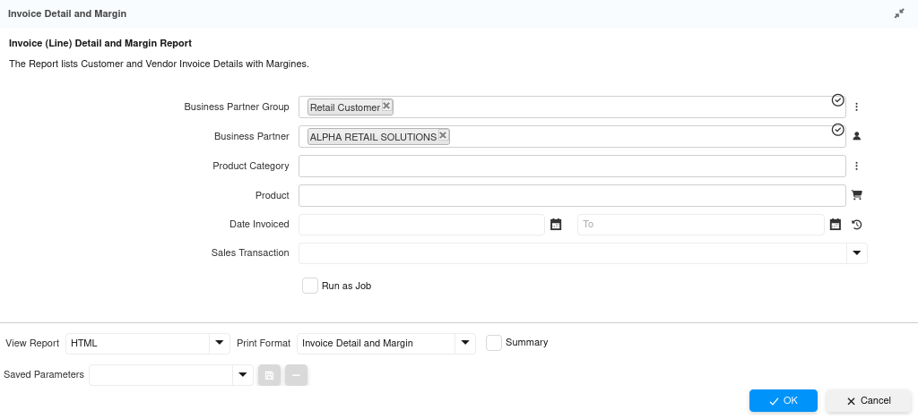 TenthPlanet iDempiere Sales InvoiceDetailMargin2