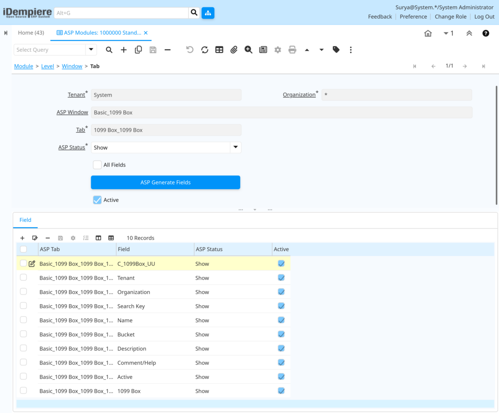 TenthPlanet-iDempiere-SystemAdmin-ASPModule-6