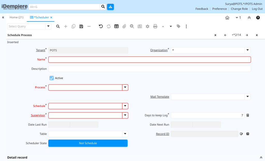 TenthPlanet-iDempiere-SystemAdmin-Scheduler-2