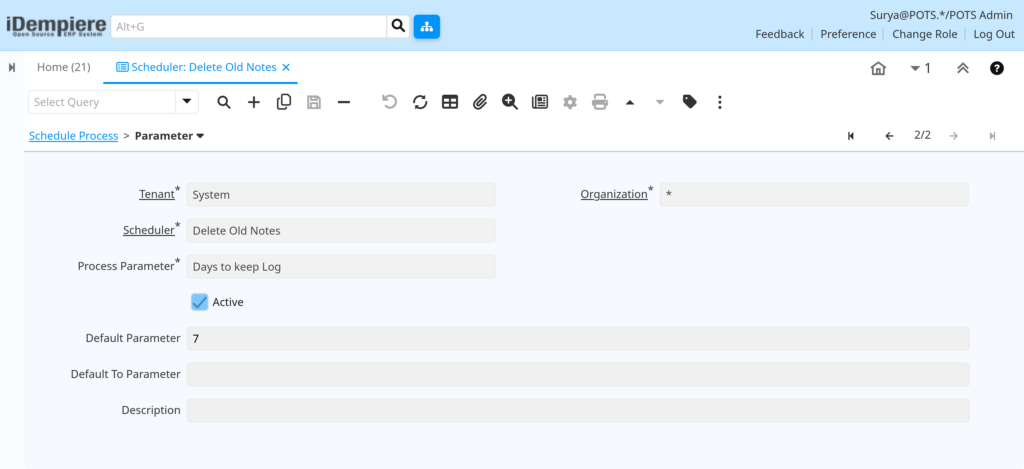 TenthPlanet-iDempiere-SystemAdmin-Scheduler-4