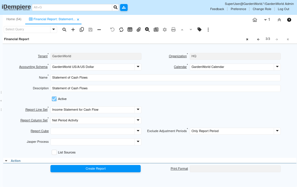 How Does Financial Report Works in iDempiere TenthPlanet iDempiere AccountingManagement Financial Report 3