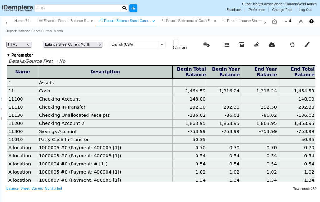 How Does Balance Sheet Report Works in iDempiere TenthPlanet-iDempiere-AccountingManagement-Financial Report-BalanceSheet1