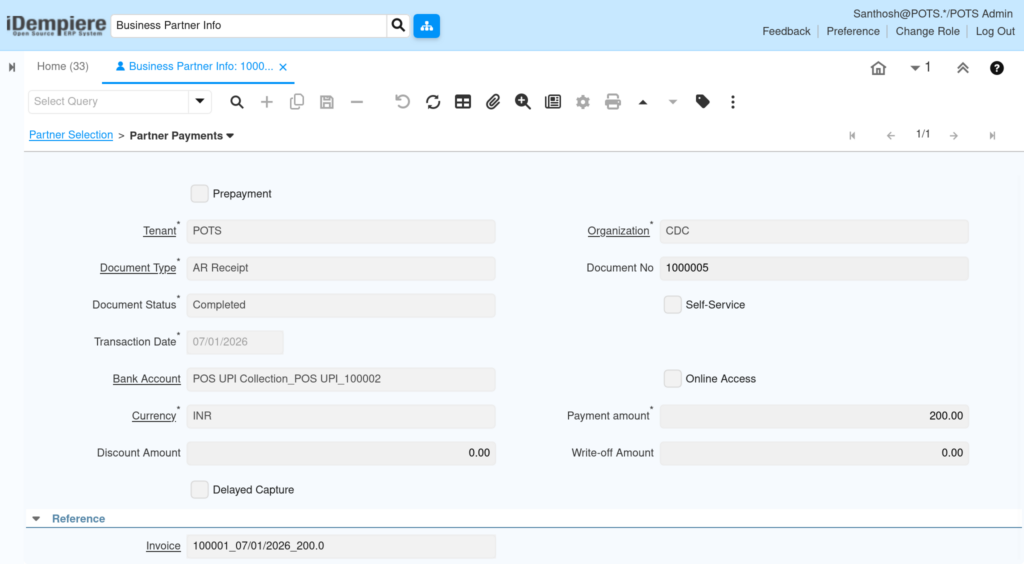 How to Use Business Partner Info Window in iDempiere TenthPlanet-iDempiere-PartnerRelation-BusinessPartnerInfo-4