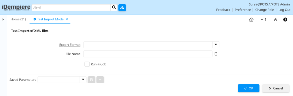 TenthPlanet-iDempiere-SystemAdmin-TestImportModel-2
