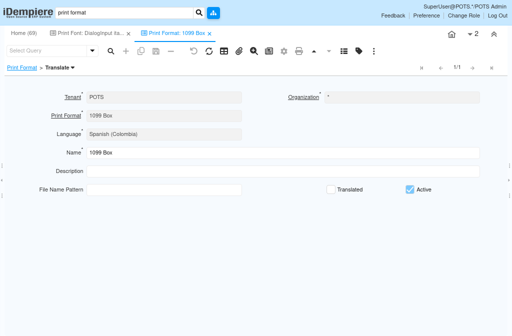 How Does Work Print Format Window In iDempiere Tenthplanet-Idempiere-General Rules-Print Format-5