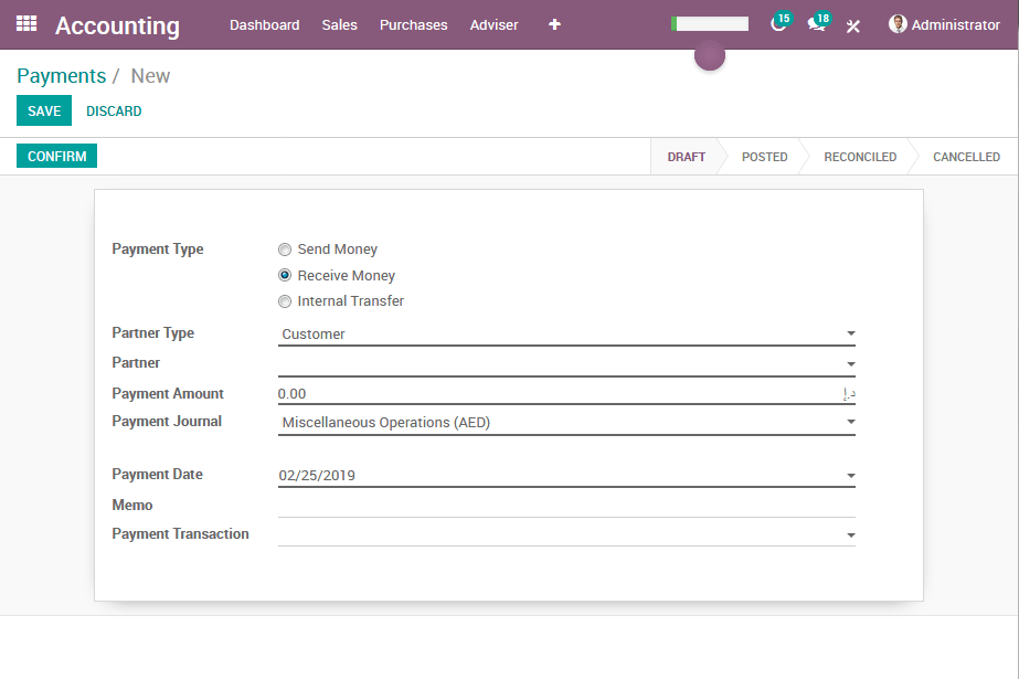 TenthPlanet_Odoo_Product_Accounting_Customer_Payment