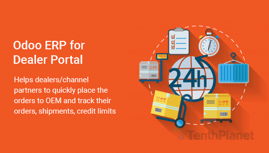 TenthPlanet ERP solution odoo erp for dealer portal 1