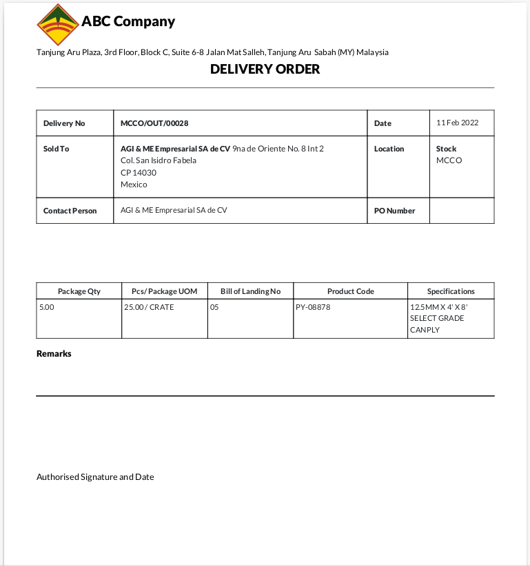 Odoo McCorry sales management DeliveryOrderPrint 1