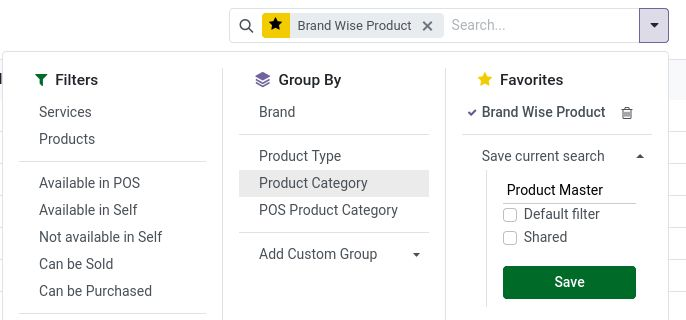 Search Odoo-Retail-Search
